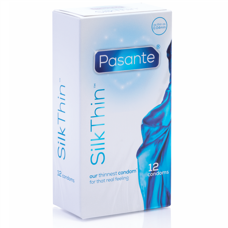 Preservativi Silk Thin Pasante 12 profilattici