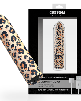 CUSTOM BULLETS – PERSONALIZZATI RICARICABILI LEOPARD 10 INTENSITÀ