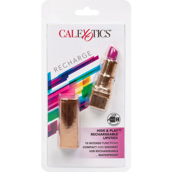 CALEX ROSSETTO RICARICABILE BULLET HIDE  PLAY LILA