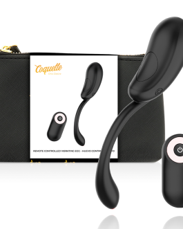 Ovetto vibrante telecomandato in silicone nero/oro COQUETTE CHIC DESIRE