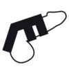 Anello triplo in pelle sintetica per pene e testicoli DARKNESS - immagine 3