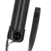 Frusta flogger in pelle vegana nera da 28 cm FETISH SUBMISSIVE - immagine 4