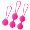 Set di 3 palline vaginali in silicone per gli esercizi di Kegel OSIAN SET MORESSA - immagine 2