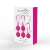 Set di 3 palline vaginali in silicone per gli esercizi di Kegel OSIAN SET MORESSA - immagine 3