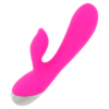 Vibratore rabbit ricaricabile rosa 19 cm Ø 3 cm OHMAMA