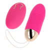 Ovetto vibrante telecomandato 10 velocità silicone rosa OHMAMA