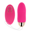 Ovetto vibrante telecomandato 10 velocità silicone rosa OHMAMA - immagine 2