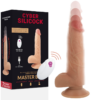 Fallo realistico vibrante e spingente in silicone da 23,88 cm (Con ventosa e telecomando) MASTER BEN - CYBER SILICOCK - immagine 4