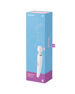 Massaggiatore in silicone bianco ‘WAND-ER WOMAN’ SATISFYER