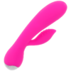 Vibratore rabbit ricaricabile rosa 19 cm OHMAMA - immagine 3