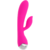Vibratore rabbit ricaricabile rosa 19 cm OHMAMA - immagine 2