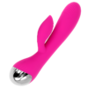 Vibratore rabbit ricaricabile rosa 19 cm OHMAMA