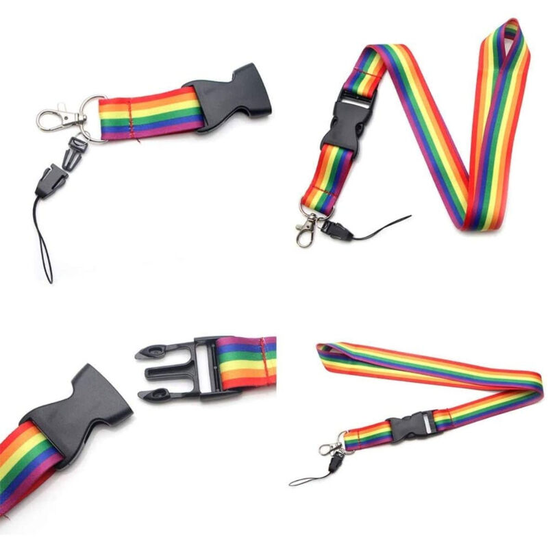 PRIDE – LANYARD CON BANDIERA LGBT