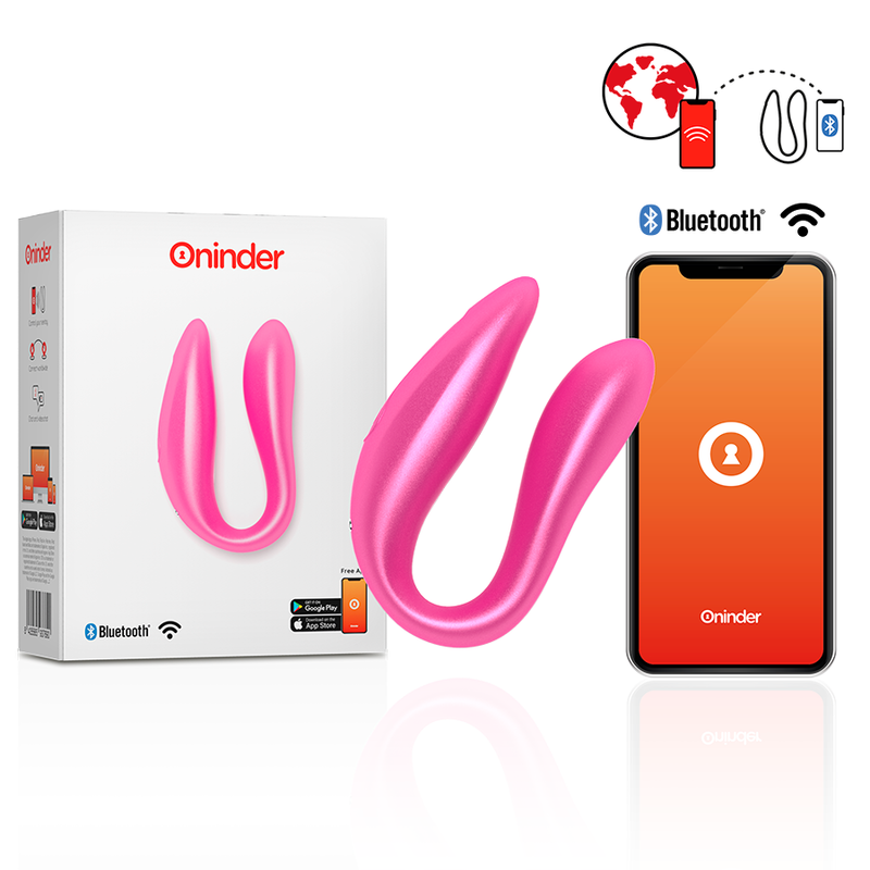 ONINDER – STIMOLATORE DEL PUNTO G E DEL CLITORALE LISBOA ROSA – APP GRATUITA