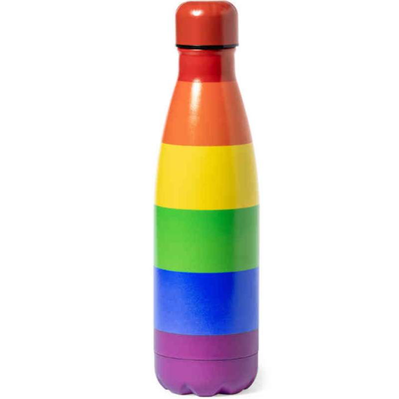 PRIDE – SCALDABAGNO METALLICO CON BANDIERA LGBT