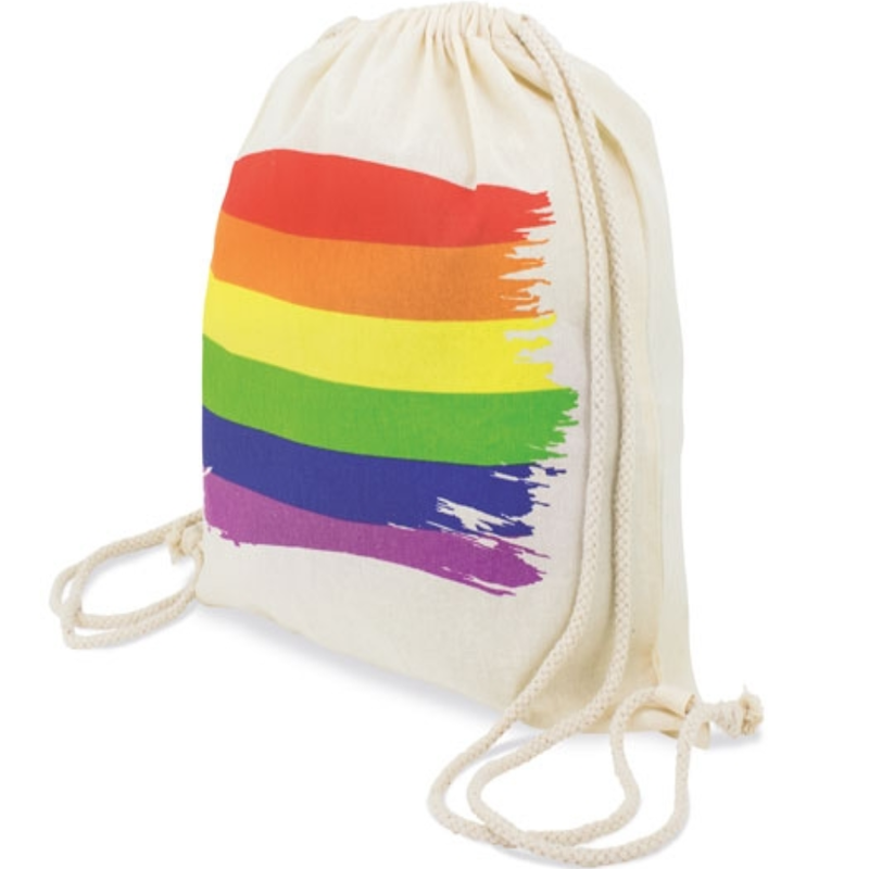 PRIDE – ZAINO CON BANDIERA LGBT IN COTONE