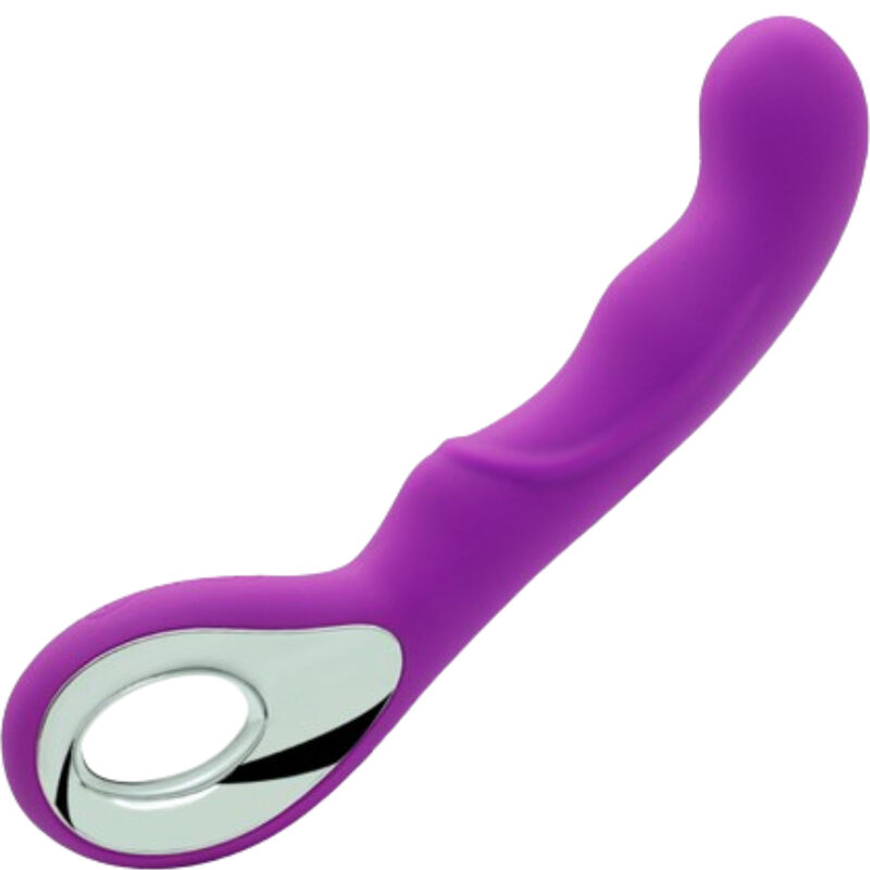 Vibratore ricaricabile in silicone leggermente ricurvo ‘ANNA’ ARMONY