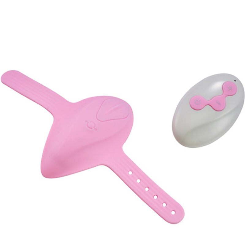 Vibratore a farfalla rosa ricaricabile con telecomando ‘Pantie Bliss’ ARMONY