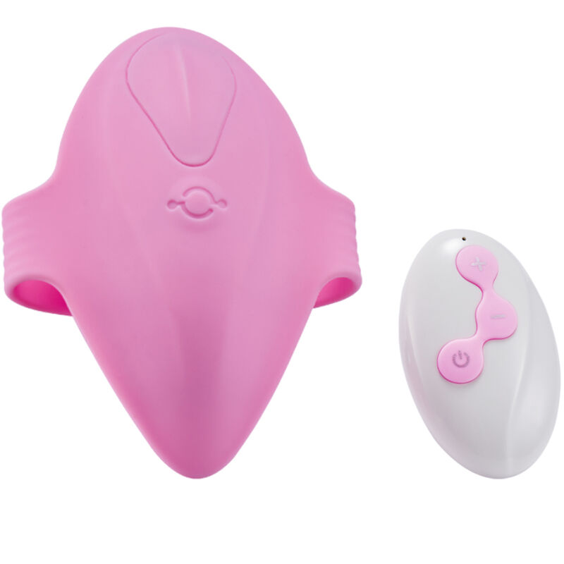 Vibratore a farfalla rosa ricaricabile con telecomando ‘Pantie Bliss’ ARMONY