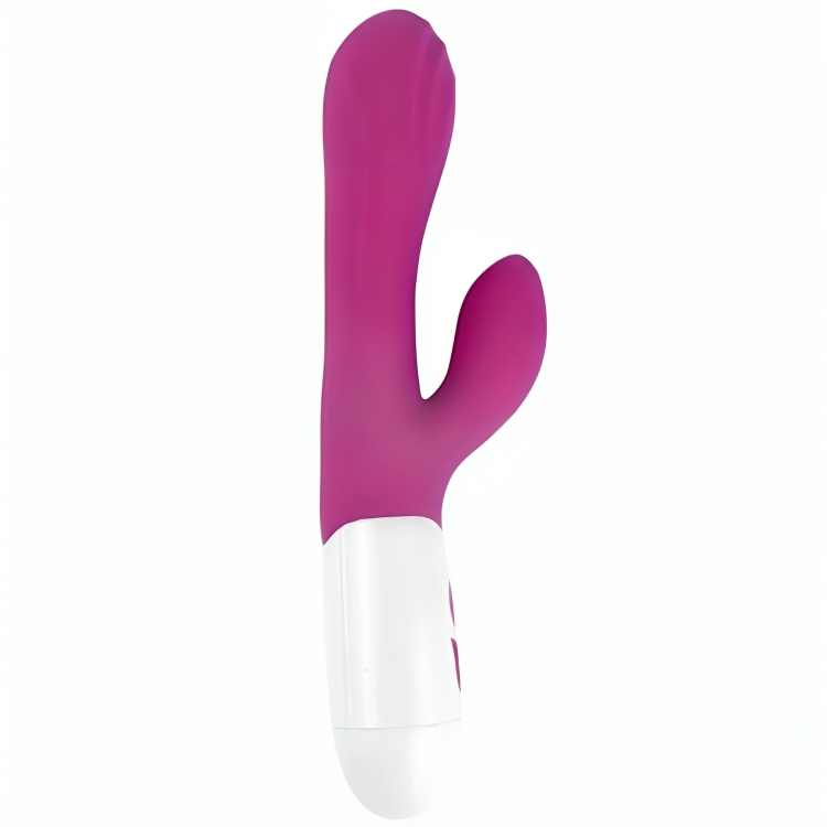 Vibratore rabbit bicolore a pile 18,9 cm ‘Happy’ ARMONY