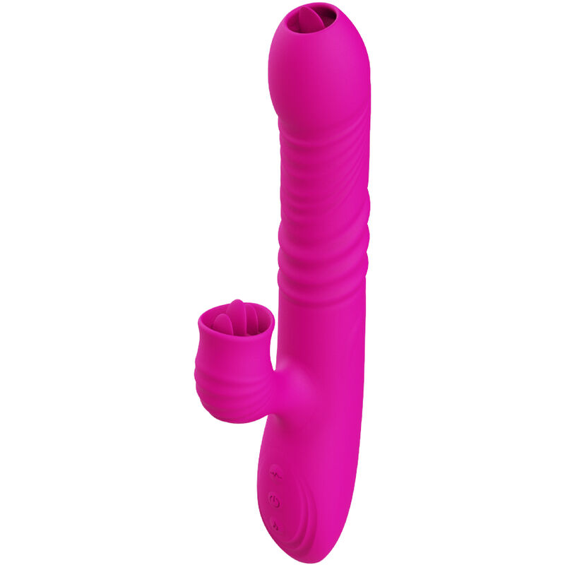 ARMONY – FANNY VIBRATORE MULTIFUNZIONE DOPPIA LINGUA FUCSIA EFFETTO CALORE