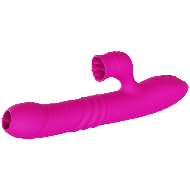 ARMONY – FANNY VIBRATORE MULTIFUNZIONE DOPPIA LINGUA FUCSIA EFFETTO CALORE