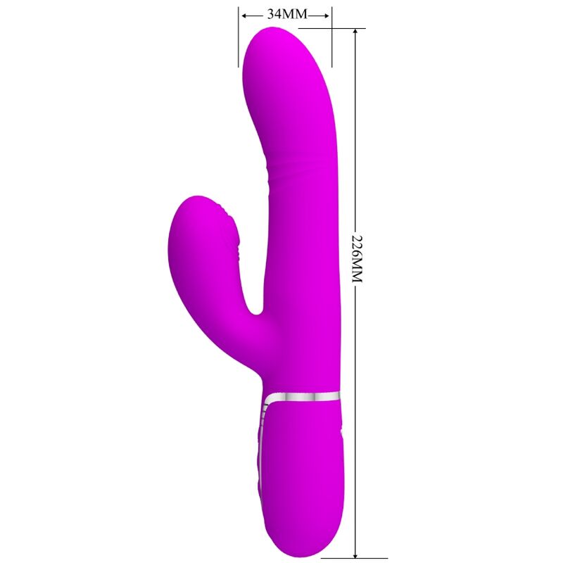 Rabbit multifunzione con G-Spot rotante e oscillante PRETTY LOVE