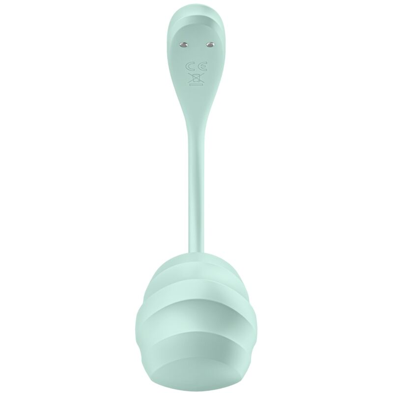 SATISFYER – STIMOLATORE PUNTO G PETALE LISCIO VERDE ACQUA APP GRATUITA