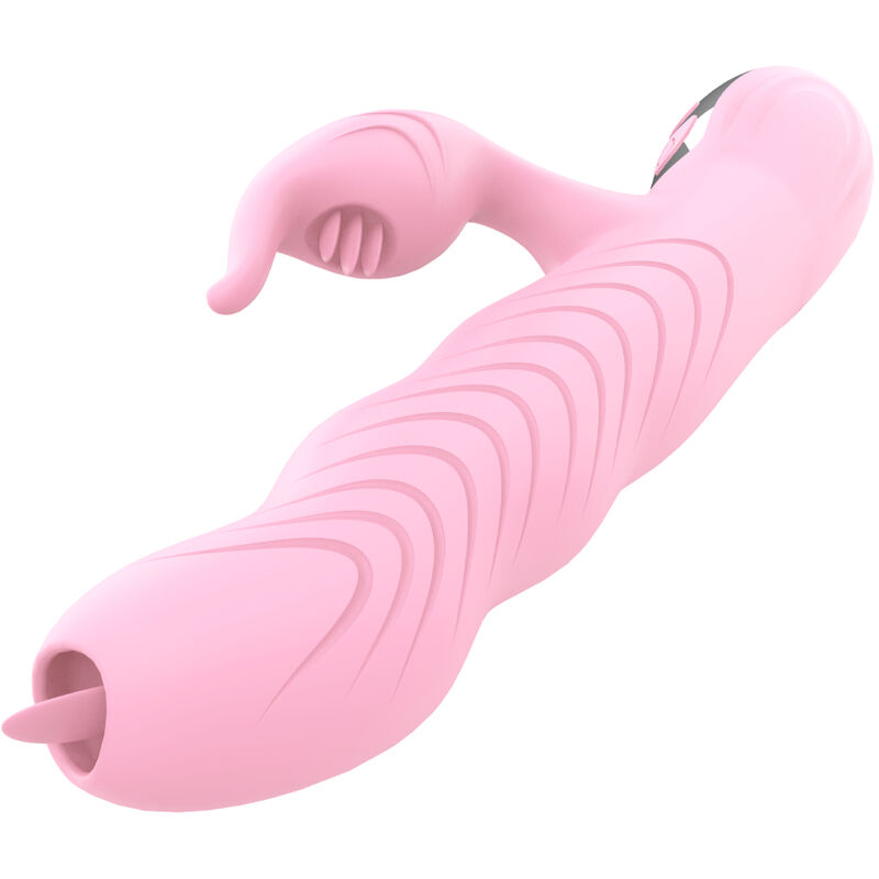 ARMONY – VIBRATORE MARCIA E SPINTA DOPPIA LINGUA EFFETTO CALORE ROSA