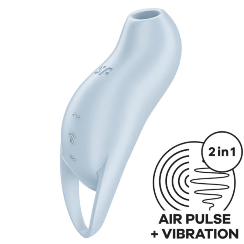 SATISFYER – POCKET PRO 1 STIMOLATORE CLITORIDE AZZURRO