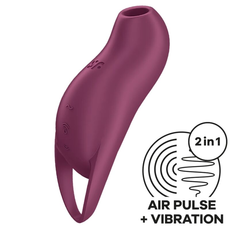 Pocket Pro 1 Satisfyer: Stimolatore clitorideo con onde di pressione e vibrazioni