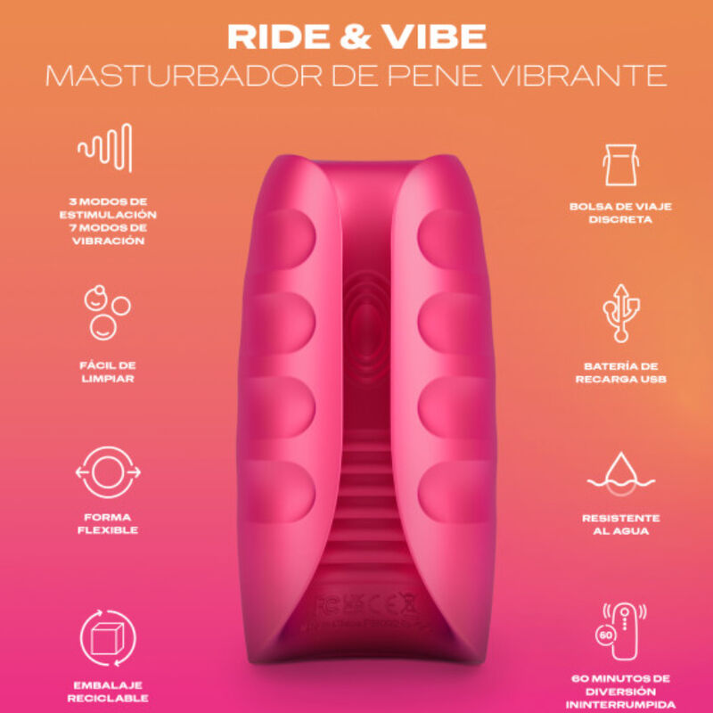 DUREX – MASTURBATORE VIBRATORE TOY RIDE  VIBE