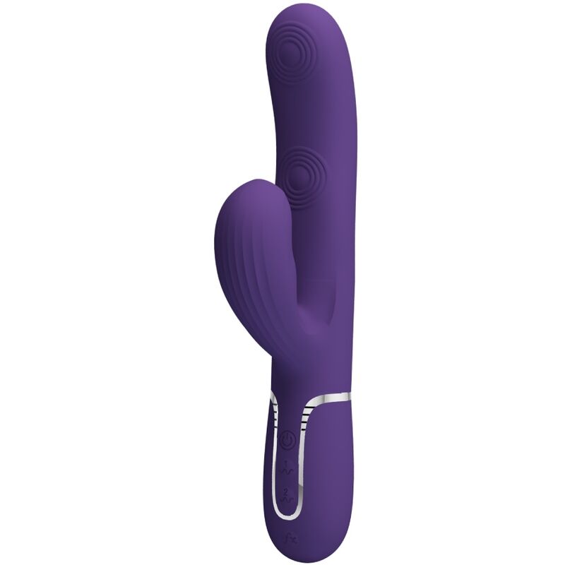 PRETTY LOVE – PERLITA VIBRATORE G-SPOT 3 IN 1 MULTIFUNZIONE VIOLA