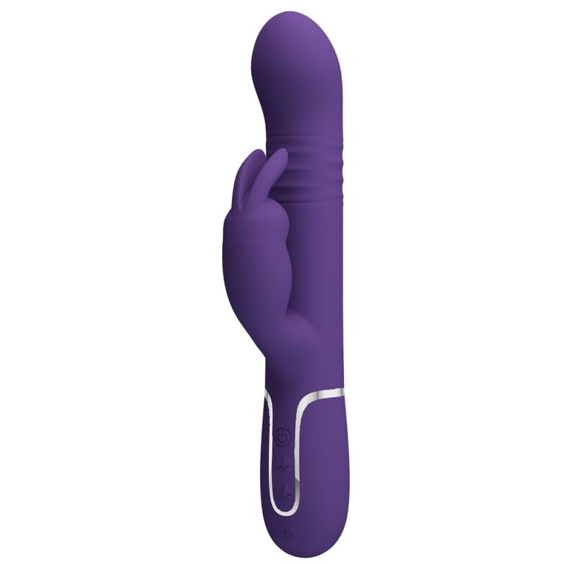 PRETTY LOVE – COALE VIBRATORE CONIGLIO CARBONE 4 EN 1 VIOLA