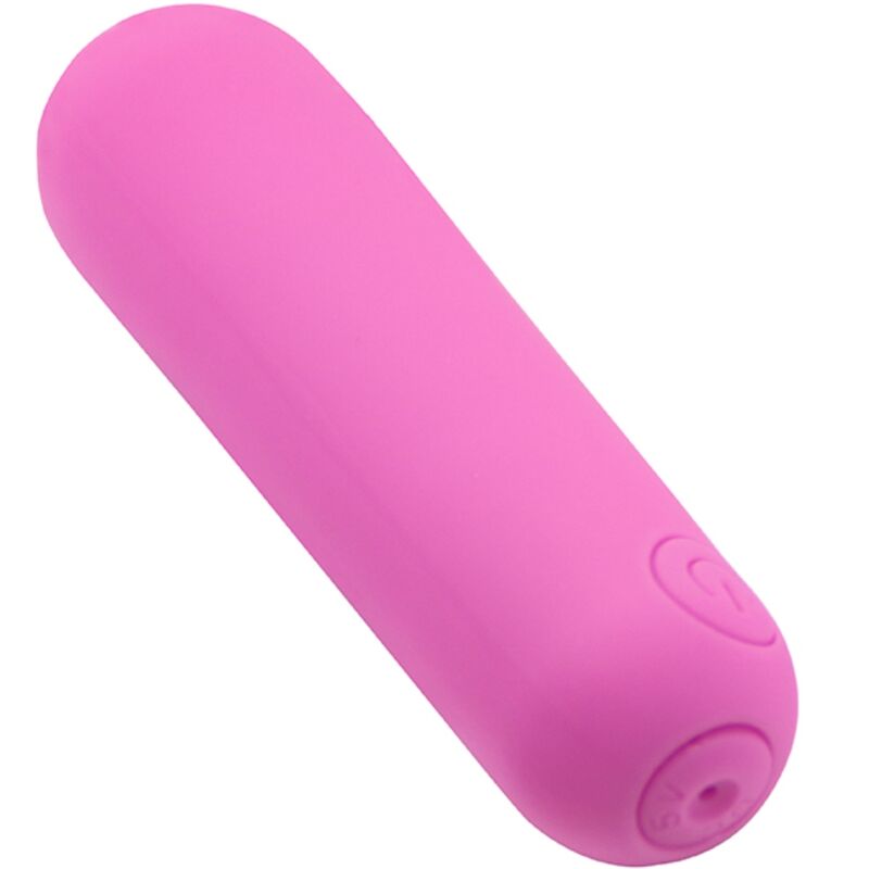 Proiettile vibrante ricaricabile in silicone rosa SPLASH HEHE ARMONY