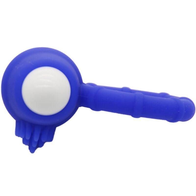 Anello vibrante per pene in silicone Blu ARMONY