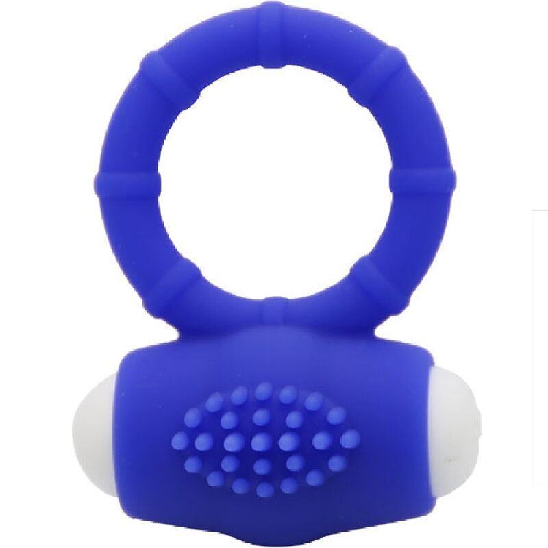 Anello vibrante per pene in silicone Blu ARMONY