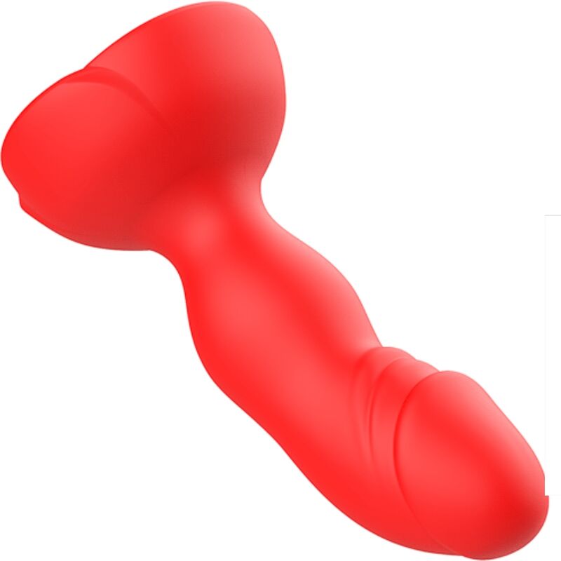 Dildo vibrante anale e/o vaginale Rosso ARMONY