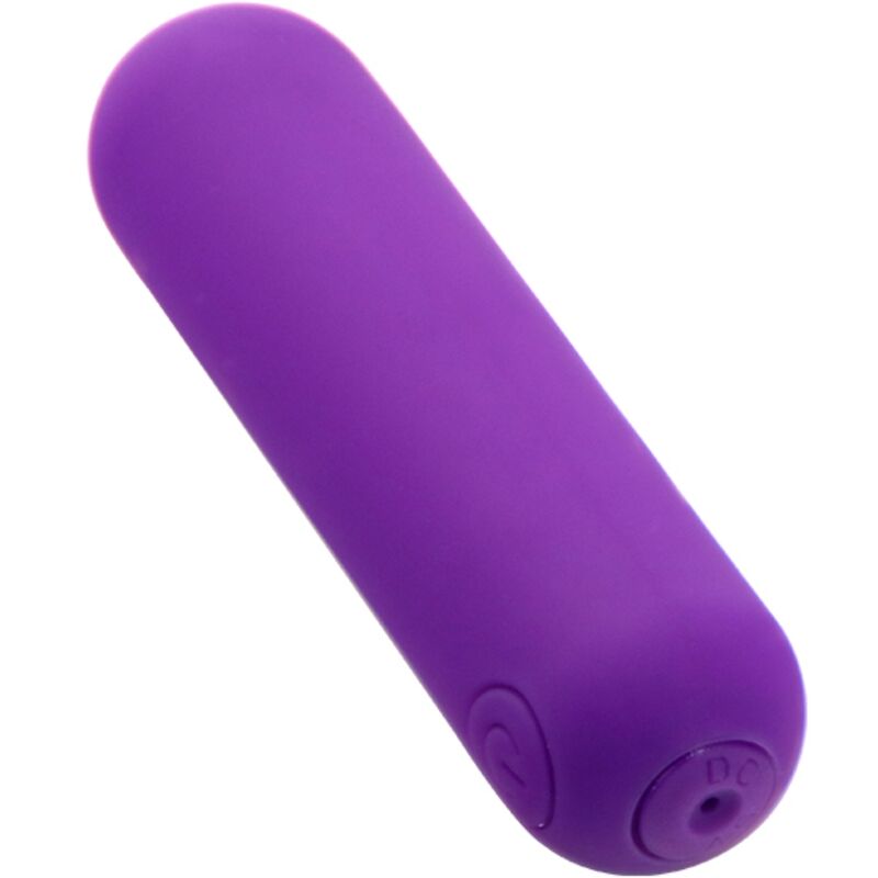 Proiettile vibrante ricaricabile in silicone viola SPLASH HAHA ARMONY