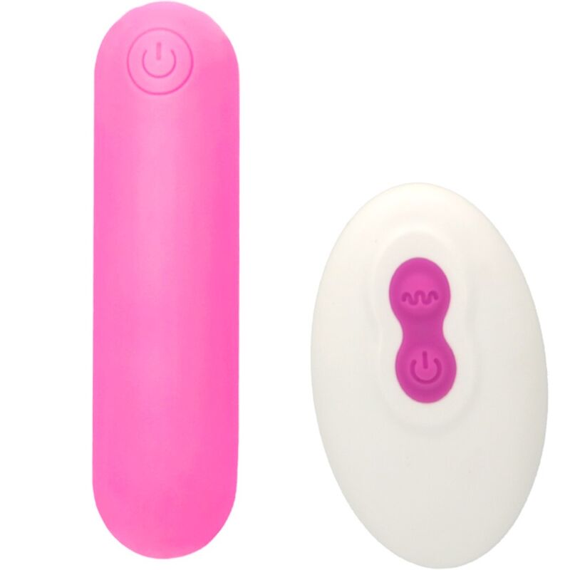 Proiettile vibrante in silicone rosa con telecomando SPLASH JOLINE ARMONY