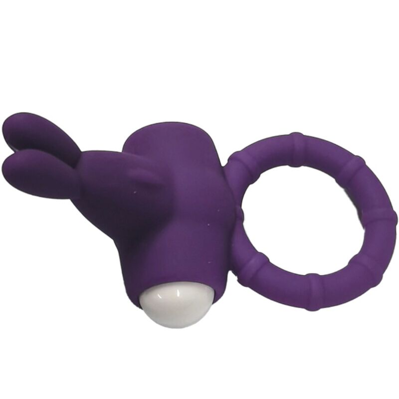 Anello vibrante per pene in silicone Viola MS BUNNY ARMONY