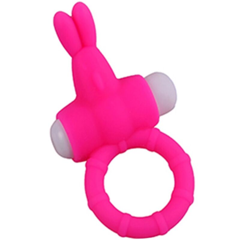 Anello vibrante per pene in silicone Rosa MS BUNNY ARMONY