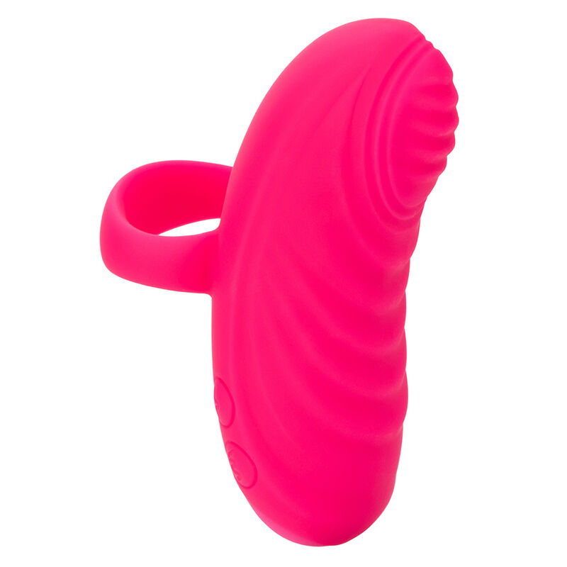 Mini massaggiatore da dito rosa a 7 vibrazioni ENVY CALEXOTICS