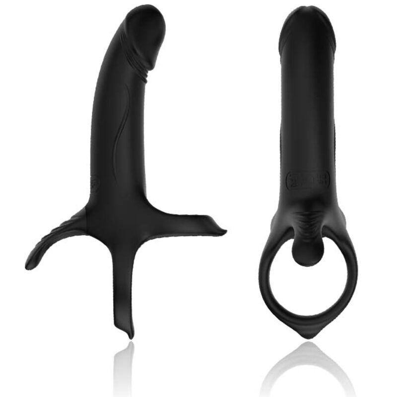 ARMONY – DILDO CON ANELLO E VIBRATORE NERO