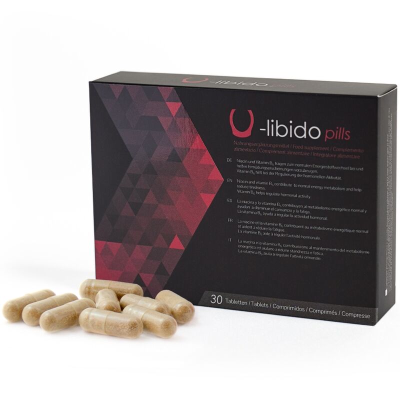 Pillole per aumentare la libido femminile U-libido 500 COSMETICS - 30 Capsule