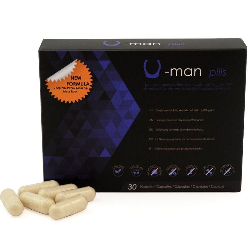 Integratore alimentare naturale per uomo U-Man 500 COSMETICS