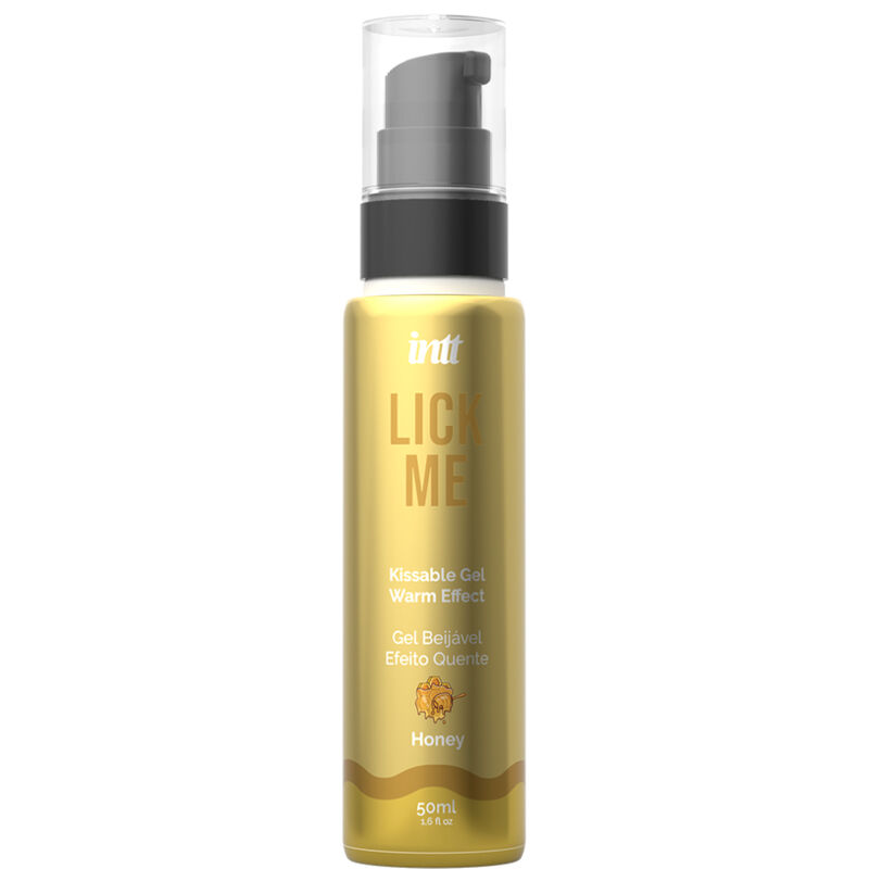 Gel lubrificante commestibile al miele con effetto calore 50 ml 'LICK ME Honey' INTT