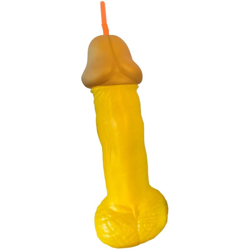 Bicchiere giallo a forma di pene ‘DIABLO PICANTE’ DIVERTY SEX