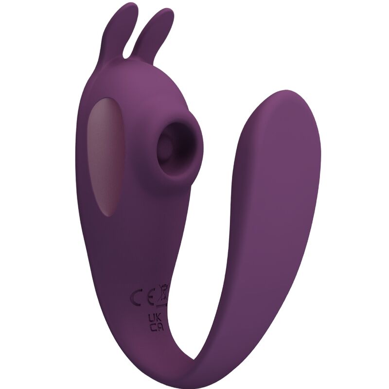 Vibratore viola per punto G con succhia clitoride ‘SHEY’ PRETTY LOVE
