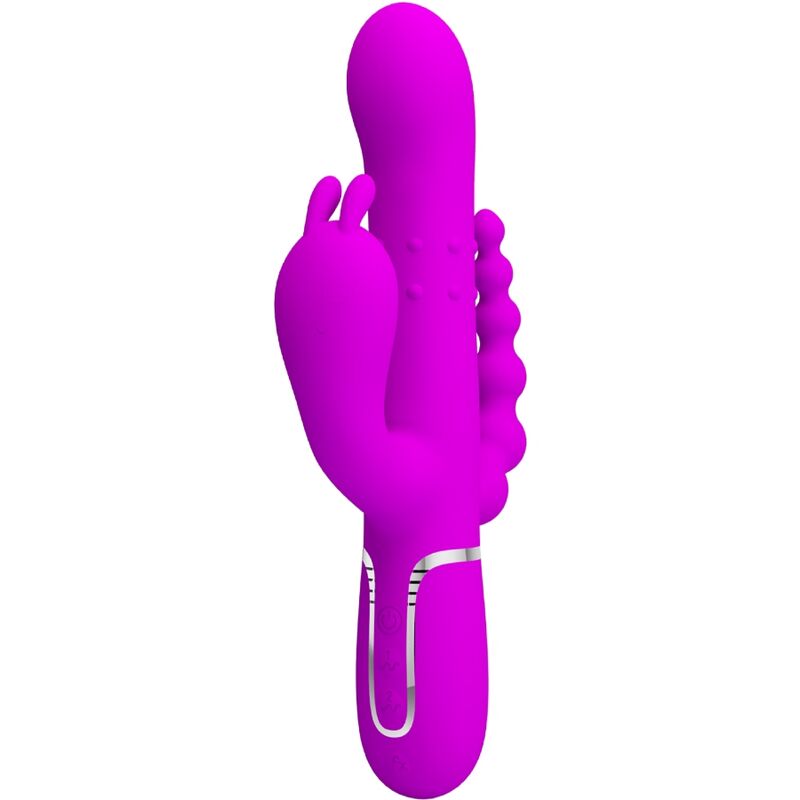 Triplo vibratore rabbit 4 in 1 Rosa ‘CAMMY’ PRETTY LOVE